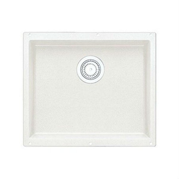Blanco Precis 20-7/8" Undermount Single Basin SILGRANIT Kitchen Sink White 513426