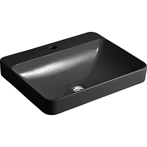 Kohler Vox 22" Vessel Sink with Overflow Black K-2660-1-7