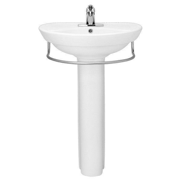 American Standard Ravenna 24-1/4" Pedestal Porcelain Bathroom Sink Only pedestal sink top White 0268001.020