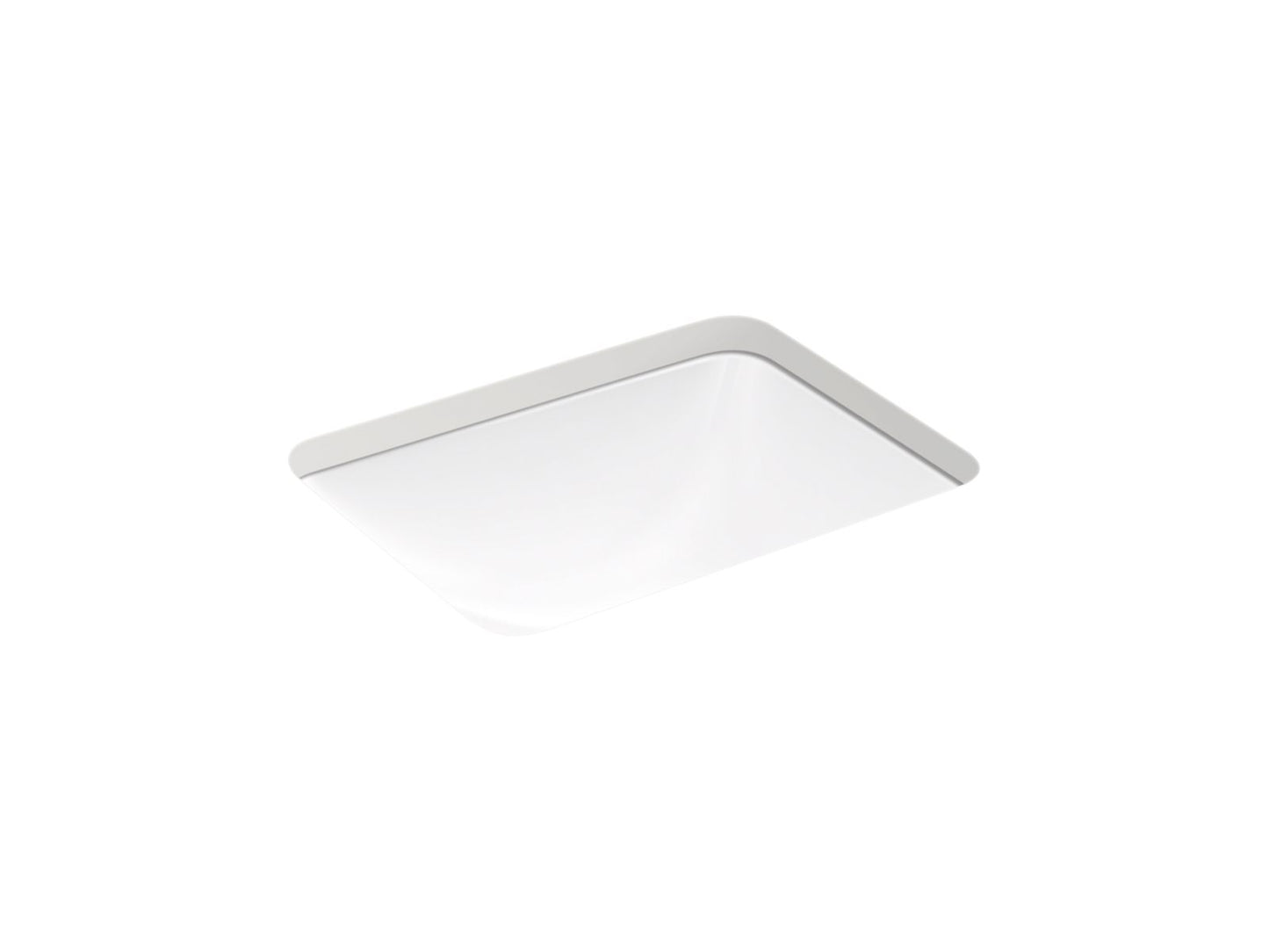 Kohler Caxton 20-1/2 In. Rectangle Undermount Bathroom Sink In White K-20000-0