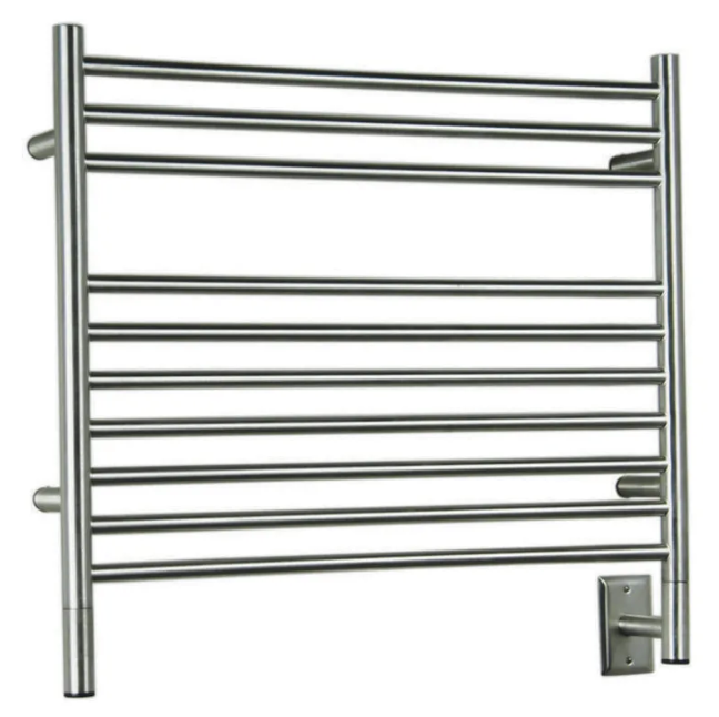 Amba Jeeves 30-1/4" W x 27-3/4" H 115 V Hardwired Stainless Steel Towel Warmer Brushed Nickel KSB