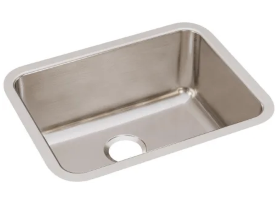 Elkay Lustertone 23-1/2" Undermount Single Basin Stainless Steel Utility Sink ELUH211510