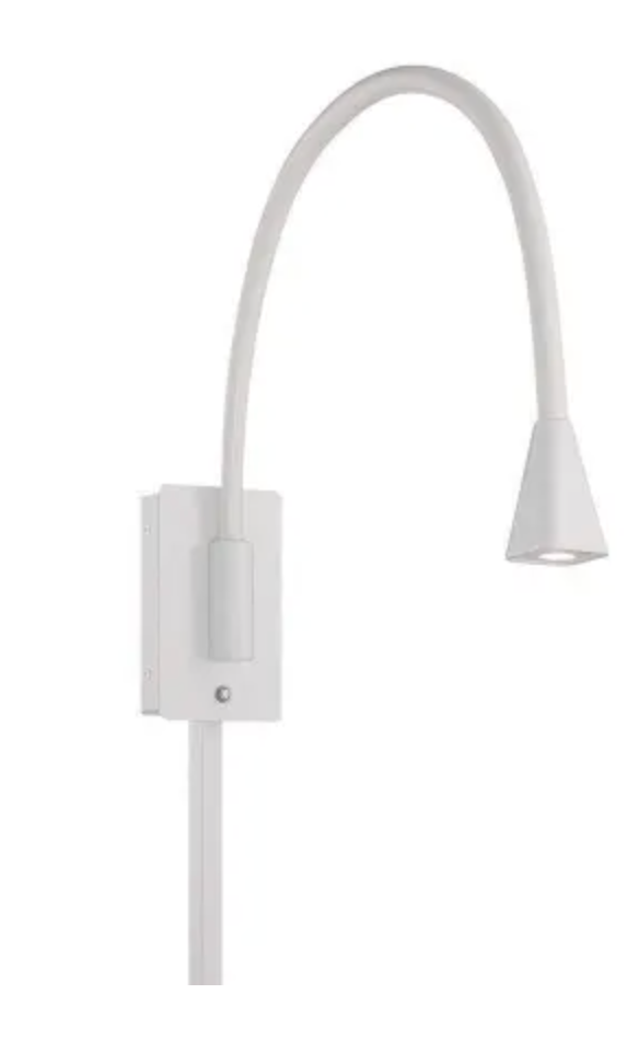 WAC Lighting Stretch Single Light 5" Tall Integrated LED Wall Sconce White BL-1630-WT