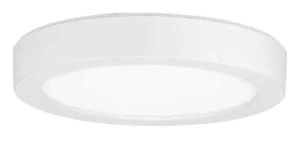Progress Lighting Everlume 7" Wide LED Flush Mount Ceiling Fixture / Wall Light - 3000K & 1056 Lumens White P810015-030-30