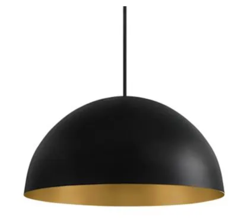 Justice Design Group Elias 3 Light 18" Wide Pendant Model Matte Black/Champagne Gold NSH-9841-CBGD