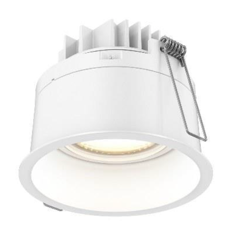 DALS Lighting Facet 2" Integrated LED Open Canless Recessed Light White RGM2-CC-WH