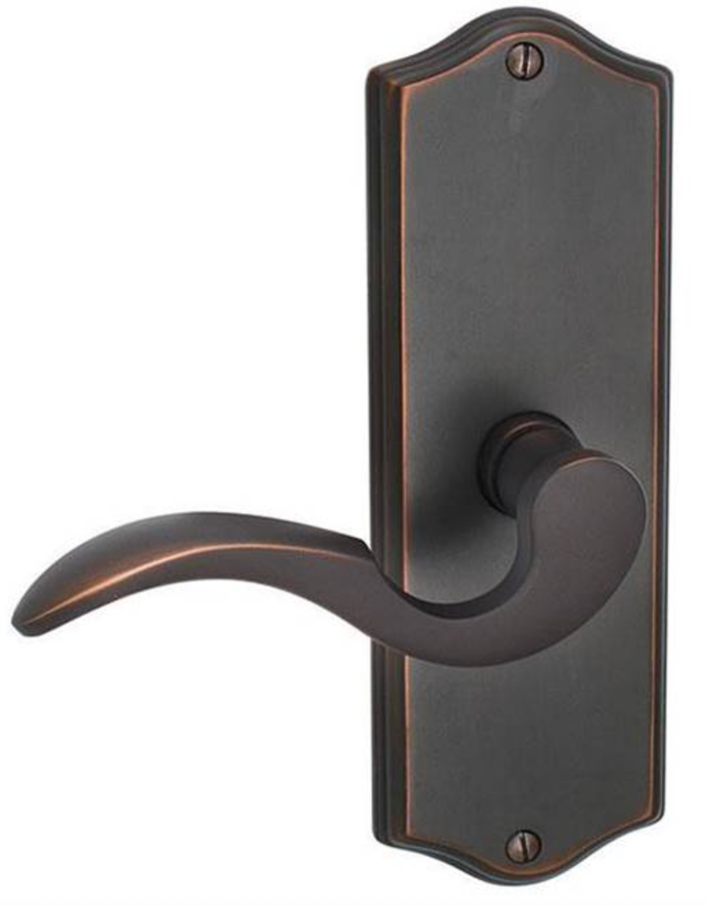 Emtek Passage, Sideplate Locksets Colonial Non-Keyed 7-1/8'', Providence Knob, US19 8010PUS19