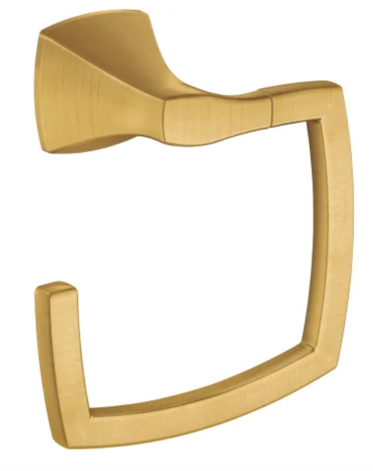 Moen Voss Towel Ring Brushed Gold YB5186BG