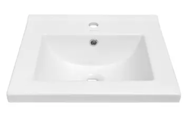 Swiss Madison 18" Ceramic Vanity Top White SM-BVP18S