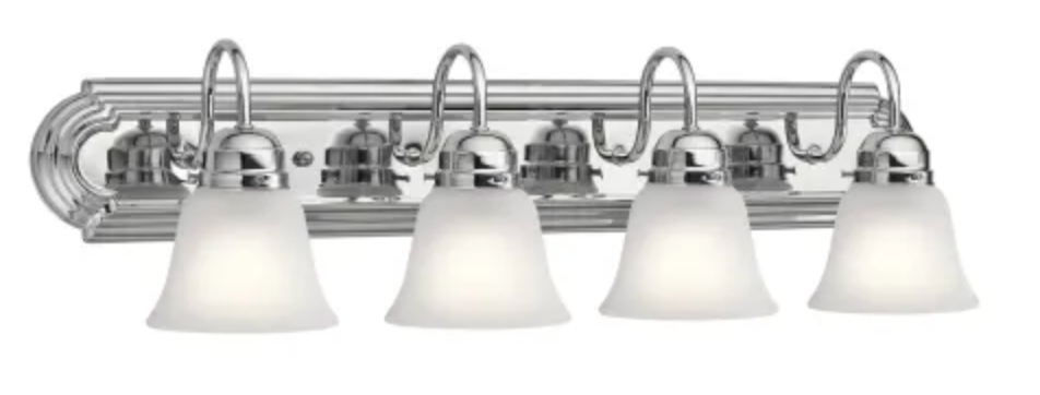 Kichler 4 Light 30" Wide Bathroom Vanity Light Chrome 5338CHS