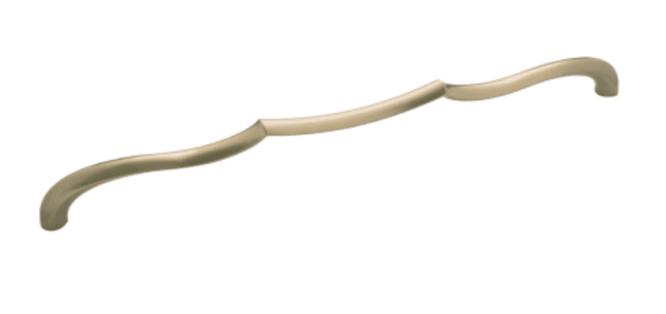 Belwith Keeler Trellis 12" Center to Center Designer Scalloped Arch Large Cabinet Handle / Drawer Pull Elusive Golden Nickel B076145-EGN