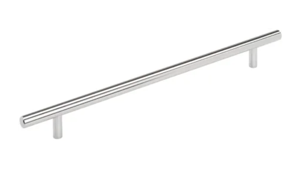 Amerock Bar Pulls 10-1/16 Inch Center to Center Bar Cabinet Pull Polished Chrome BP4051926
