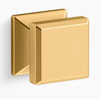 Kohler Beauxline Cabinet Knob Vibrant Brushed Moderne Brass K - 33534 - BN
