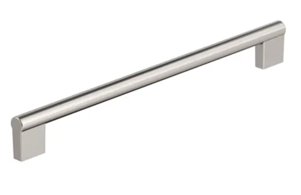 Amerock Versa 10-1/16 Inch Center to Center Handle Cabinet Pull Satin Nickel BP55532G10