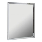 CRAFT + MAIN 30" W x 36" H Modern Rectangular Aluminum Framed Bathroom Wall Mirror Chrome AM3036P-CH