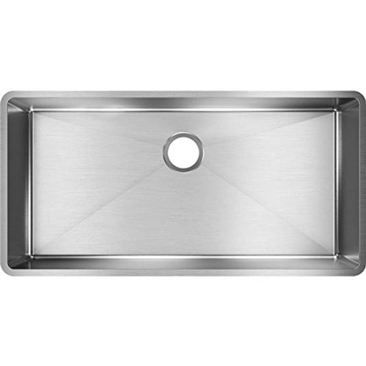 Elkay Crosstown 36-1/2" Undermount Single Basin Stainless Steel Kitchen Sink ECTRU35179T