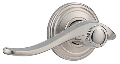 Kwikset 968AVLLH-15 Avalon Lever Interior Dummy Handleset Trim, Satin Nickel