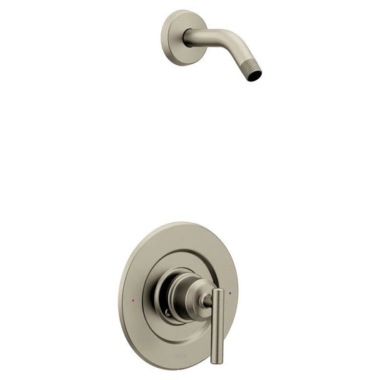 Moen T2902NHBN Gibson Single Handle Shower Faucet In Brushed Nickel - Trim Only
