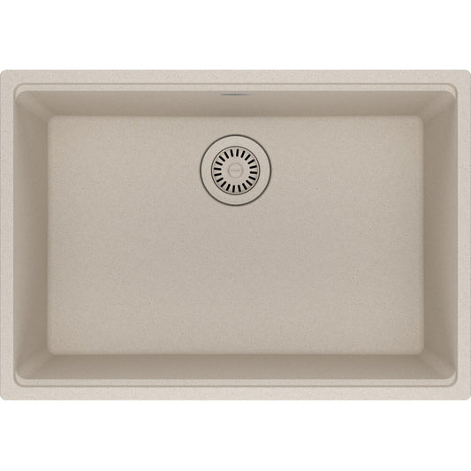 Franke Maris 30" Undermount Single Basin Granite Kitchen Sink with Sanitized Treatment Technology Champagne MAG11025-CHA