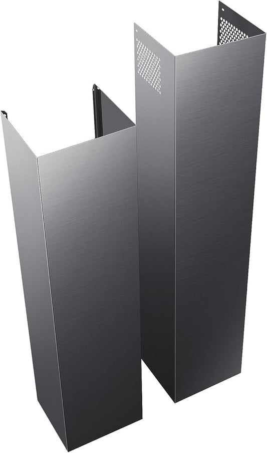 Samsung Chimney Hood Extension Kit for 12 Ft. Ceilings Fingerprint Resistant Black Stainless Steel  NK-AE505PWG