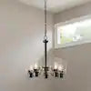 Hampton Bay Castleford 5-Light Satin Bronze Transitional Classic Chandelier for Dining Areas with No Bulbs Included HB2588-34