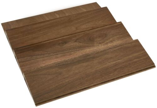 Rev-A-Shelf Wood Classics 16" Walnut Trim to Fit Spice Drawer Organizer Insert Walnut 4SDI-WN-18-1