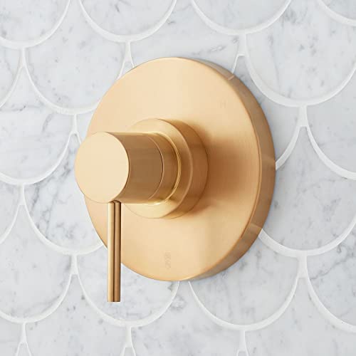 Signature Hardware Lexia Pressure Balanced Valve Trim - Less Valve Brushed Gold SHLE8010BG