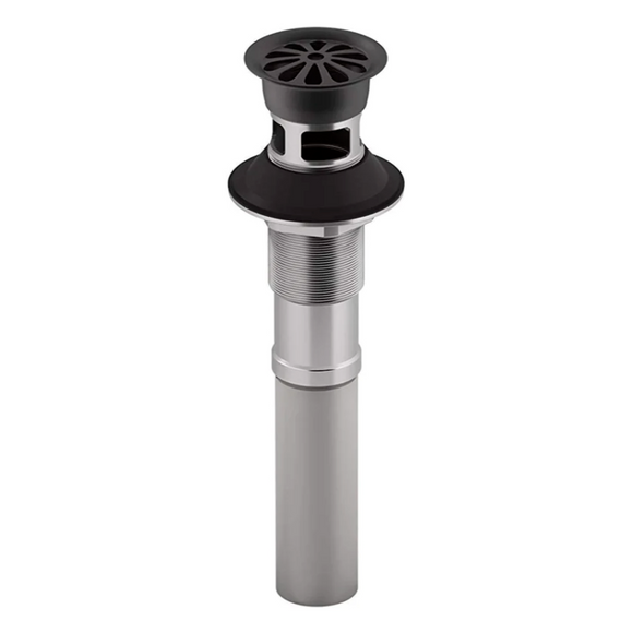 Kohler Lavatory Grid Drain With Overflow Matte Black K-7129-A-BL