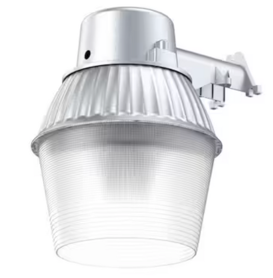 Commercial Electric 29-Watt LED Gray Dusk to Dawn Outdoor Barn Area Light, 4000K, 3300 Lumens LED29-PC-GR