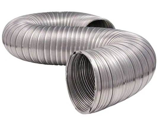 Everbilt 4 in. x 8 ft. Heavy-Duty Semi-Rigid Aluminum Duct MFX48ULXHD12