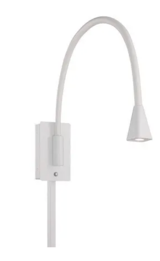 WAC Lighting Stretch Single Light 5" Tall Integrated LED Wall Sconce White BL-1630-WT