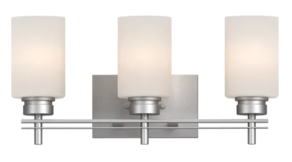 Volume Lighting Carena 3 Light 20" Wide Bathroom Vanity Light Nickel 3753-62