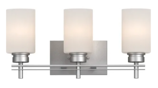 Volume Lighting Carena 3 Light 20" Wide Bathroom Vanity Light Nickel 3753-62
