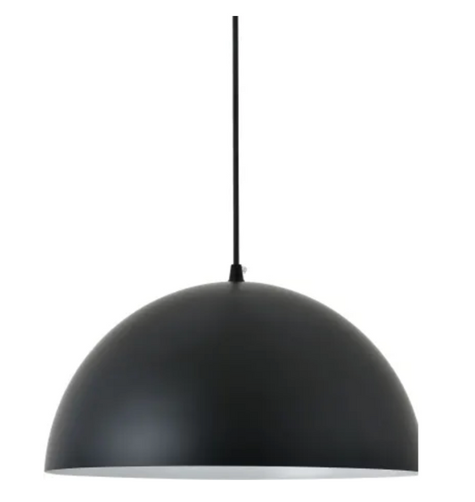 Elegant Lighting Forte Single Light 14" Wide Pendant Black LD4023D14BK