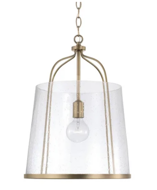 Capital Lighting Madison 14" Wide Pendant Aged Brass 347011AD