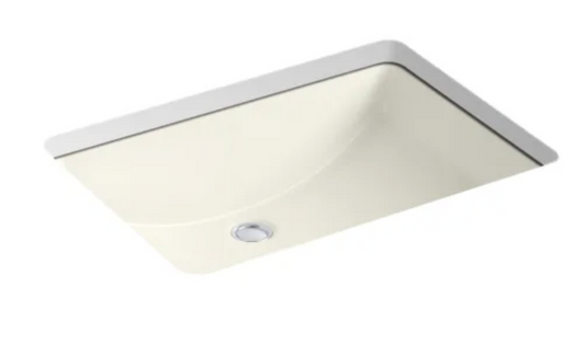 Kohler Ladena 22-7/8" Undermount Bathroom Sink with Overflow Biscuit K-2215-96