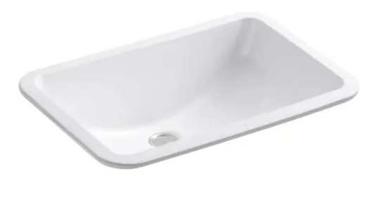 Kohler Ladena 18-3/8" Undermount Bathroom Sink White K-2214-G-0