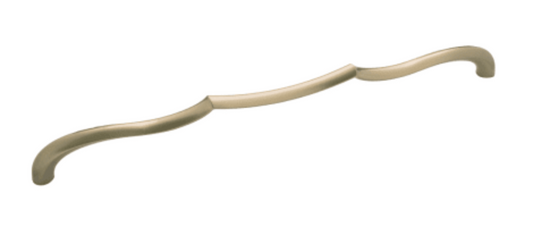 Belwith Keeler Trellis 12" Center to Center Designer Scalloped Arch Large Cabinet Handle / Drawer Pull Elusive Golden Nickel B076145-EGN