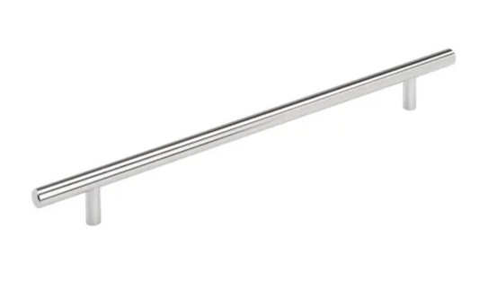 Amerock Bar Pulls 10-1/16 Inch Center to Center Bar Cabinet Pull Polished Chrome BP4051926