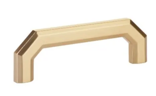 Emtek Riviera 4 Inch Center to Center Handle Cabinet Pull Satin Bronze 86615US4