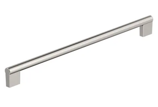 Amerock Versa 12-5/8 Inch Center to Center Handle Cabinet Pull Satin Nickel BP55534G10