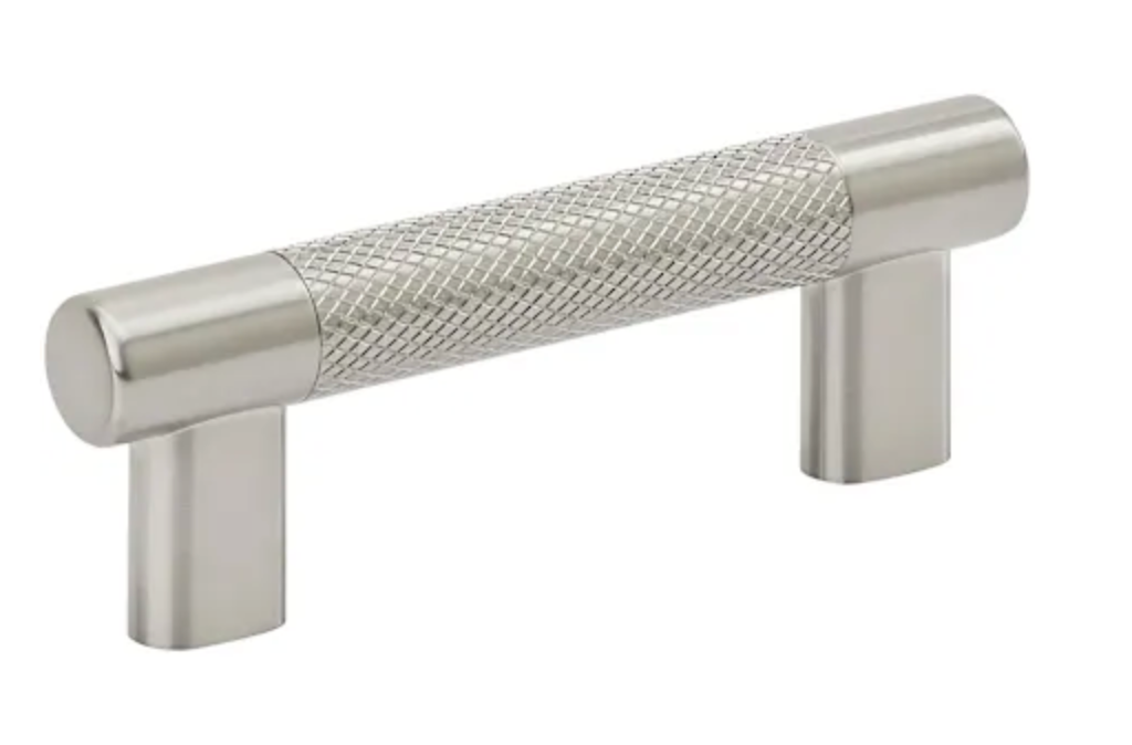 Amerock Bronx 3-3/4 Inch Center to Center Bar Cabinet Pull Satin Nickel BP36557G10
