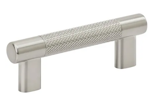 Amerock Bronx 3-3/4 Inch Center to Center Bar Cabinet Pull Satin Nickel BP36557G10
