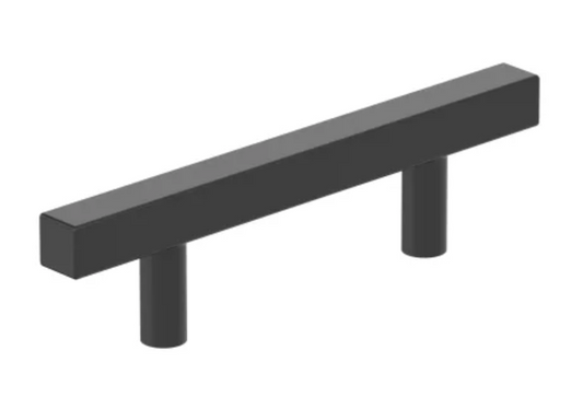 Miseno Hudson 3 Inch Center to Center Bar Cabinet Pull Matte Black MCPCP9300FB