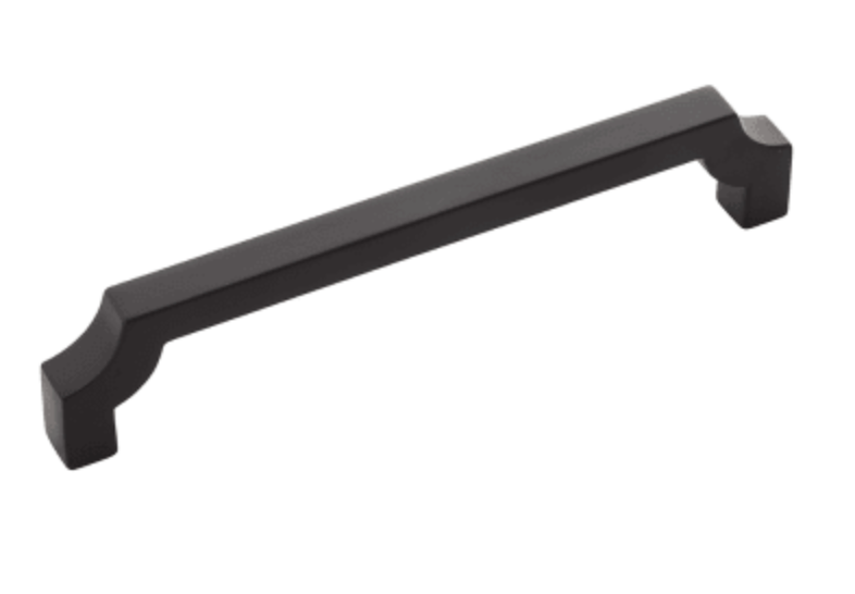 Belwith Keeler Monarch 5-1/16" Center to Center Regal Glam Bridge Cabinet Handle / Drawer Pull Matte Black B076642-MB