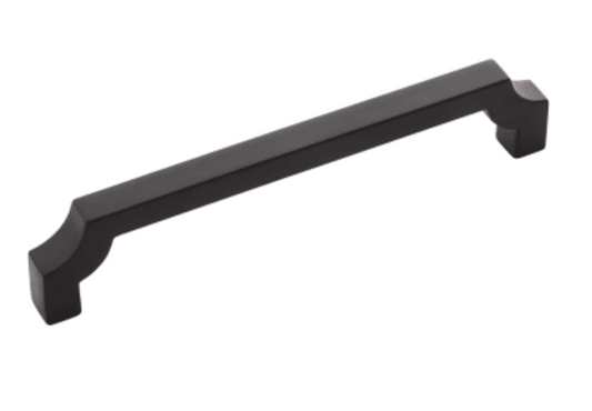 Belwith Keeler Monarch 5-1/16" Center to Center Regal Glam Bridge Cabinet Handle / Drawer Pull Matte Black B076642-MB