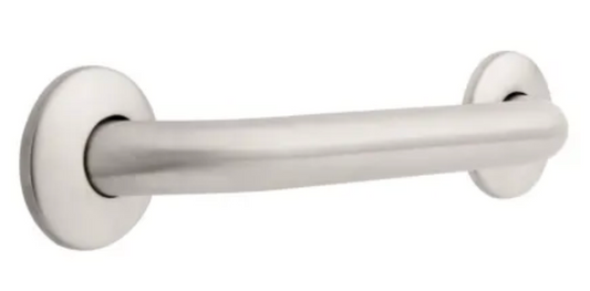 Franklin Brass 12" Wall Mounted Grab Bar Stainless Steel 5712