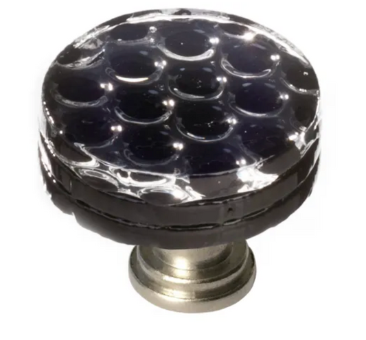 Sietto Texture 1-1/4 Inch Mushroom Cabinet Knob Satin Nickel R-902-SN