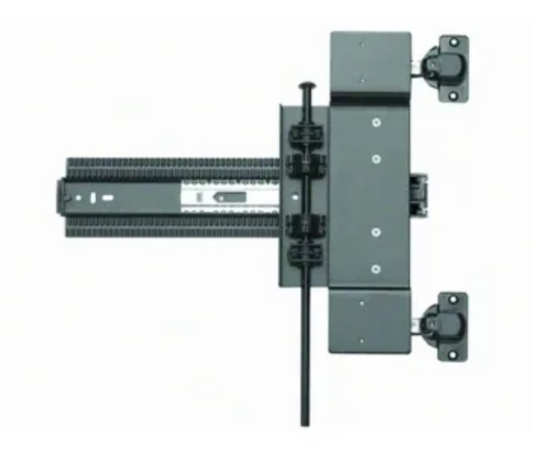 Knape and Vogt Pocket Door Full Overlay Kit for Mepla Hinges Black KV8091FULL34M