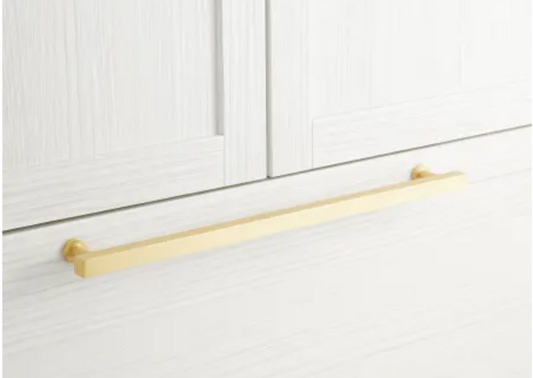 Signature Hardware 24" Colville Solid Brass Appliance Pull Satin Brass 450348
